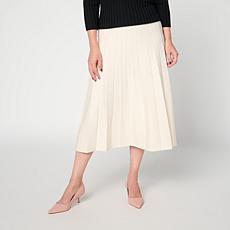 "As Is" Elle Get the Look Pleated Sweater Skirt