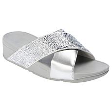 "As Is" FitFlop Lulu Crystal-Mix Metallic Cross