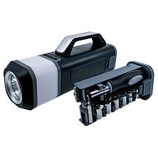 "As Is" Flipo Ultimate Dual Flashlight & Lantern with Tool Set