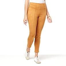 "As Is" G by Giuliana Black Label Faux Suede Skinny Pant