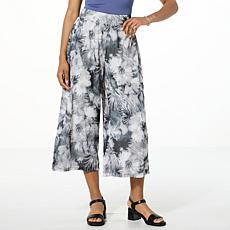 "As Is" G by Giuliana High-Waist Aria Mesh Knit Wide Leg Pull-On Pant