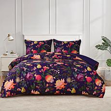 "As Is" G by Giuliana Home 3-Piece Midnight Garden Duvet Cover Set
