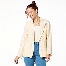 "As Is" G by Giuliana Lace Girlfriend Blazer