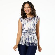 "As Is" GREY by Jhoan Sebastian Grey Chiffon Self-Sash Sleeveless Top