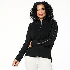 "As Is" GREY by Jhoan Sebastian Grey Quarter Zip Pullover Sweater