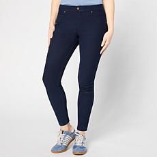"As Is" HUE Fleece-Lined Denim Legging