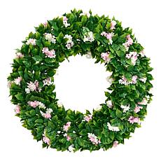 "As Is" Improvements 21" Faux Crepe Myrtle Wreath