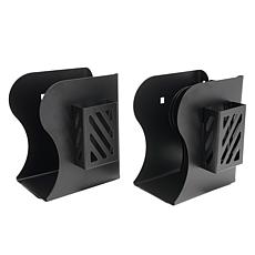 "As Is" Improvements Expandable Metal Bookshelf - Set of 2