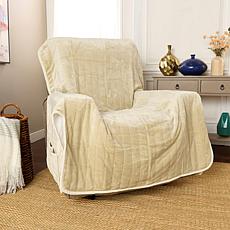 "As Is" Improvements Plush Chair Slip Cover