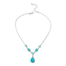 "As Is" Jay King Gallery Collection Kingman Turquoise Chain Necklace