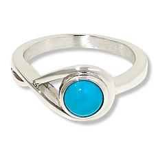 "As Is" Jay King Sterling Silver Sleeping Beauty Turquoise Ring