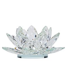 "As Is" JM by Julien Macdonald Lotus Flower Crystal Candle Holder