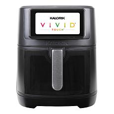 "As Is" Kalorik Vivid Touch 7qt High-Res Touchscreen Air Fryer with...