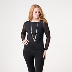 "As Is" KAP by Kaphill Asymmetrical Mesh Top