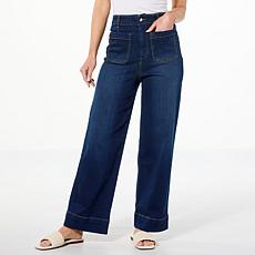 "As Is" kathy ireland© Fashion 360 Marie Wide-Leg Jean