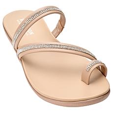 "As Is" Kenneth Cole Reaction Gia Rhinestone-Embellished Slip-On Sa...
