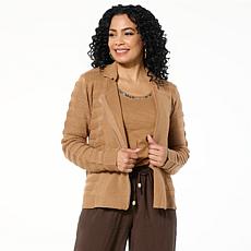 "As Is" LB70 by Lloyd Boston Go To Moto Sweater Cardigan