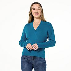 "As Is" LB70 by Lloyd Boston Sweet Symmetry Surplice Long Sleeve Sw...