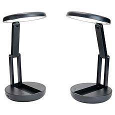 "As Is" Living Glow Rechargeable Collapsible Folding Lamp - 2-pack