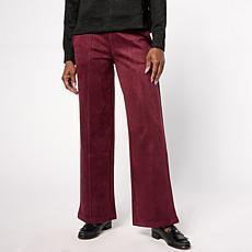 "As Is" Mark & James by Badgley Mischka Kim Wide Leg Pin Tuck Pant