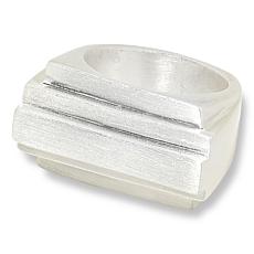 "As Is" MarlaWynne Brushed Finish Pyramid Ring