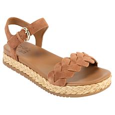 "As Is" Naturalizer Neila Leather Espadrille Sandal
