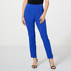 "As Is" Nina Leonard Millennium Tummy-Smoothing Ankle Pant