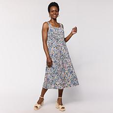 "As Is" Nina Leonard Sleeveless Scoop-Neck A-Line Dress