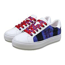 "As Is" Officially Licensed NFL Lace-Up Sparkle Sneaker by Cuce Sho...