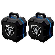 "As Is" Officially Licensed NFL Wireless Speaker - 2-pack - Raiders