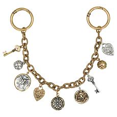"As Is" Patricia Nash 9 Multi-Charm Handbag Jewelry