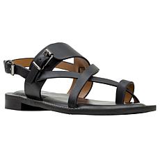 "As Is" Patricia Nash Fidella Leather Slingback Sandal