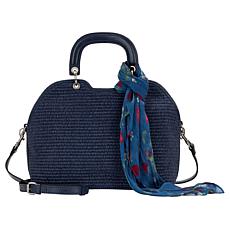 "As Is" Patricia Nash Ophelie Satchel with Scarf