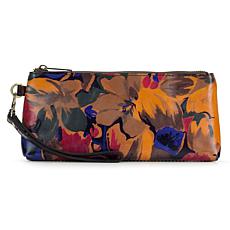 "As Is" Patricia Nash Vetralla Leather Wristlet with RFID Protection