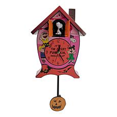 "As Is" Peanuts Halloween Animated Cuckoo Clock