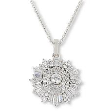 "As Is" Radiance by Absolute™ 3.60ctw Flower Drop 18" Chain Necklace