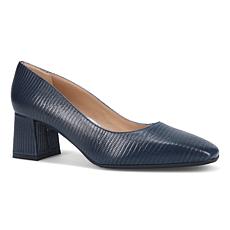 "As Is" Ron White Lucille Liz Leather Heeled Pump w/ All-Day Heels®...