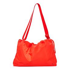 "As Is" Samantha Brown Sleek Drawstring Crossbody Bag