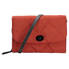"As Is" Samantha Brown To-Go Quilted Crossbody Clutch