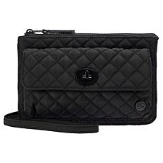 "As Is" Samantha Brown To-Go RFID Quilted Crossbody Wallet