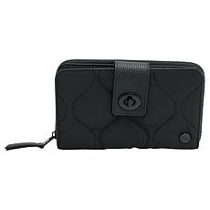 "As Is" Samantha Brown To-Go RFID Turn Lock Quilted Wallet