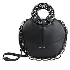 "As Is" Sassy Jones Zoe Acrylic Ring Handle Satchel