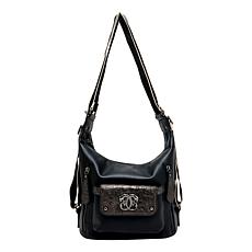 "As Is" Sharif Legacy Convertible 3-in-1 Leather Hobo Bag