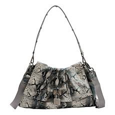 "As Is" Sharif Legacy Leather Flap Handbag with Hang Lock