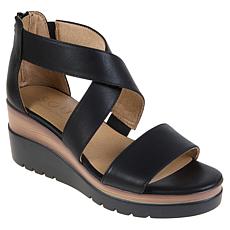"As Is" SOUL Naturalizer Goodtimes Zippered Wedge Heel