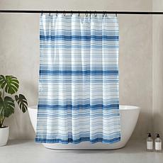 "As Is" South Street Loft 100% Polyester Striped Shower Curtain