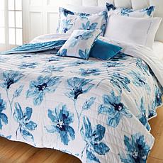 "As Is" South Street Loft 9-piece Quilt, Sheet and Decorative Pillo...