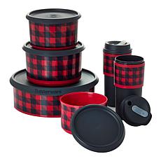 "As Is" Tupperware 12-piece Holiday Canister and Mug Set