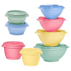 "As Is" Tupperware® Heritage 16-piece Square and Round Bowl Set