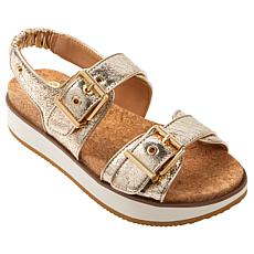 "As Is" Vince Camuto Anivay Leather Slide Sandal